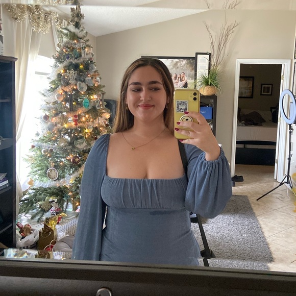 Princess Polly size 8 bodycon peasant dress - Picture 3 of 4